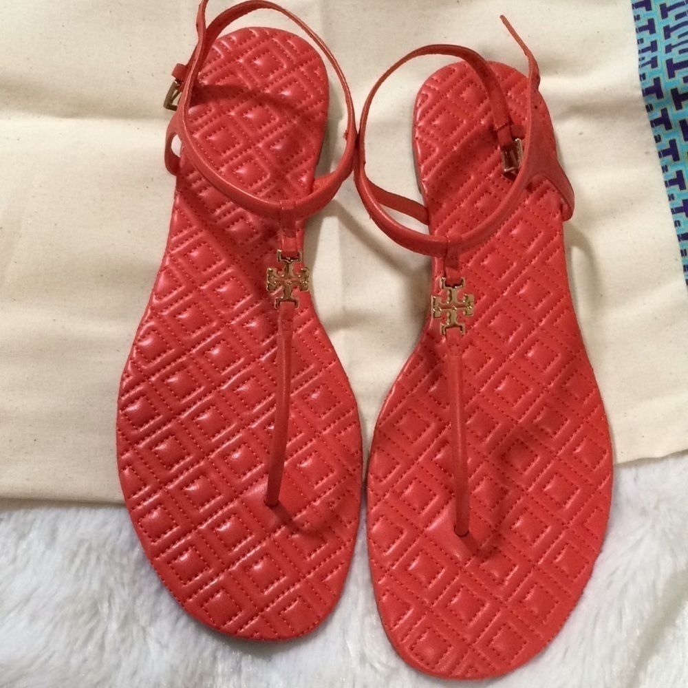 Tory Burch Marion Quilt Pappy Sandal Size 10 NWOB - Picture 6 of 10